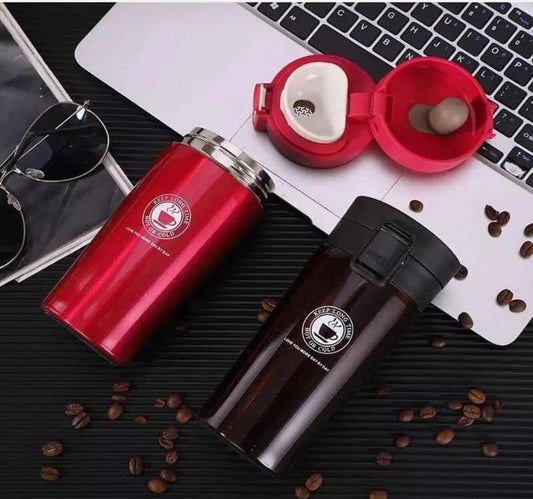 🔥 Çelik Termos Mug – 380 ml | 24 Saat Sıcak & 24 Saat Soğuk Tutma Özellikli ☕️❄️